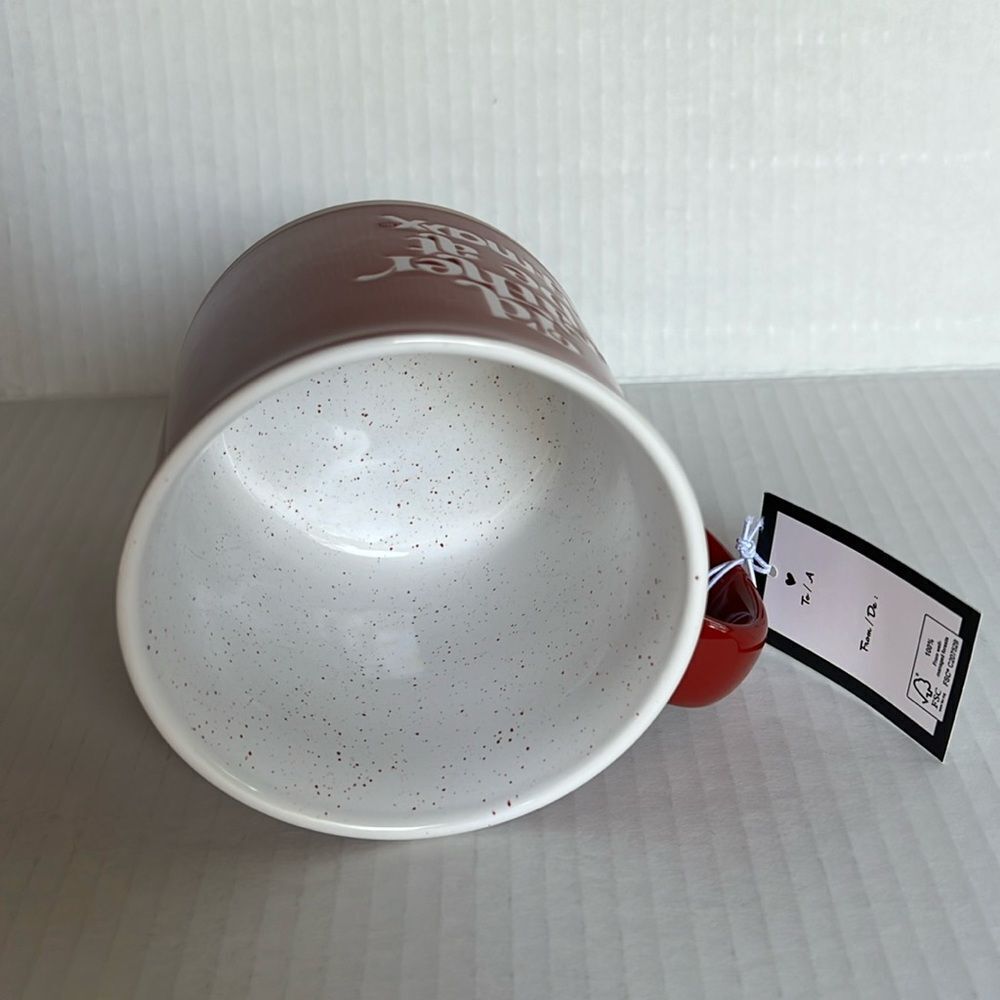 T.J.Maxx Red and White Ceramic Dining Mug - Picture 5 of 10